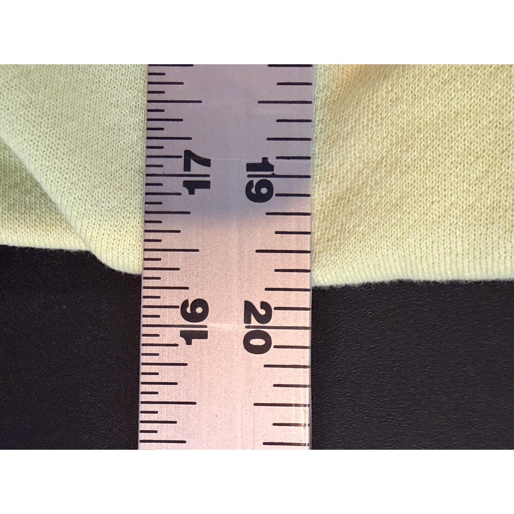 Universal Thread Sweatshirt Women XL Bright Lemon Lime Crewneck Bubble Hem - Picture 8 of 8